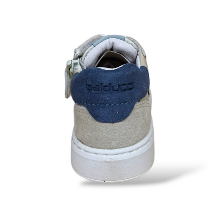 Scarpe Primi Passi Balducci Cita Pelle Beige Bluette Made in Italy Bambino