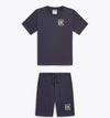 Completo Diadora Bambino Blu T-shirt + Shorts - Collezione PE2026