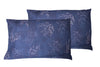 Completo letto lenzuola federe stampa digitale 100% cotone, made in italy OCEANO BLU/BIANCO
