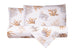 Set Copripiumino federe parure Copripiumino Stampa Digitale Cotone Made in Italy OCEANO OCRA