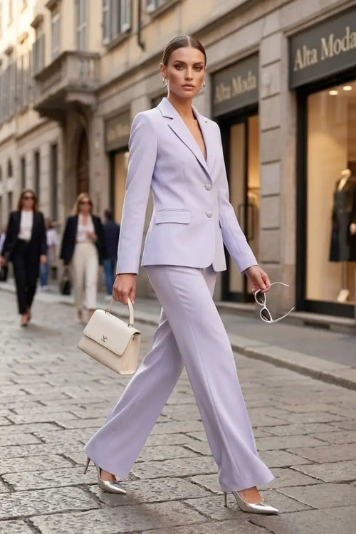 Pantalone palazzo taglio sartoriale | NUALY Glamour