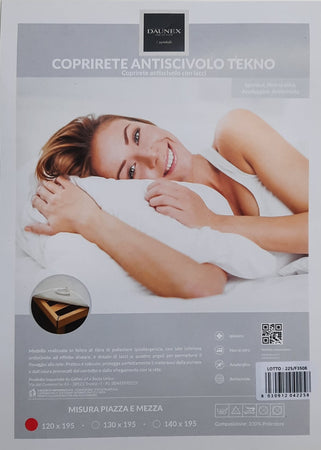 Coprirete Daunex Tekno 120x195 cm Una Piazza e Mezza