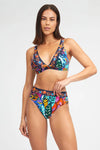 NURIA FERRER | Bikini top e slip alto coppa C Aida