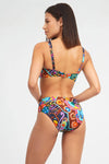 NURIA FERRER | Bikini top e slip alto coppa C Aida