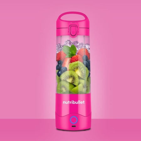 Frullatore portatile - NutriBullet - NBP003MA - 70W - 0,475L - Rosa - 1 bottiglia inclusa