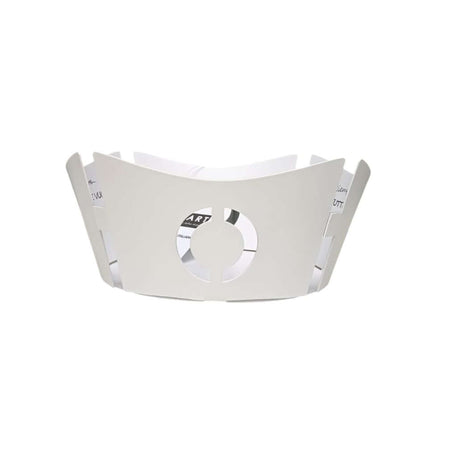 Cesto centrotavola Ceart D’Amore in metallo taglio laser, design artigianale italiano, diametro 20 cm, ideale come porta frutta o complemento d’arredo.