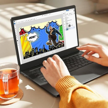 Acer Laptop - Chromebook Plus CB514-4HT-30AF - Chrome OS - 14 FHD IPS - Intel Core i3-N305 - 8 GB di RAM - 512 GB SSD - Batteria da 10 ore