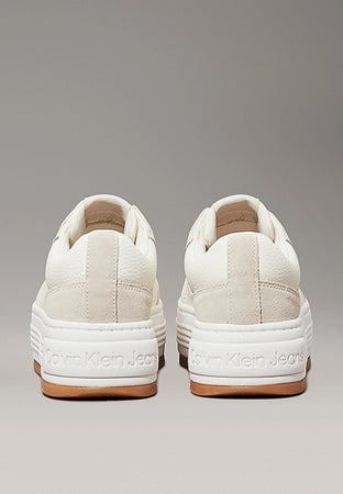calvin klein Sneakers BOLD FLATF LOW LACE TUMB LTH da donna