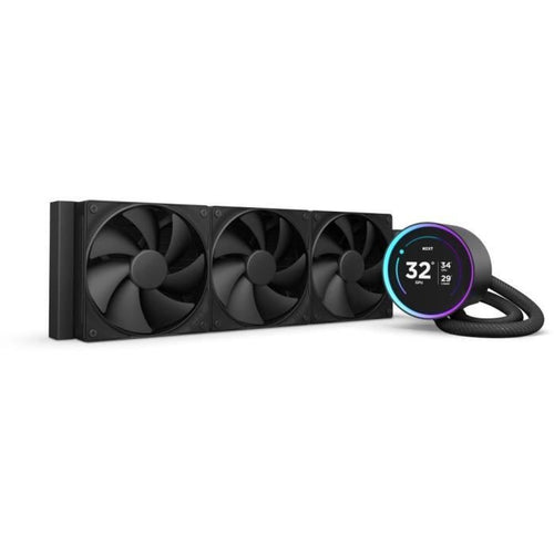 Raffreddamento ad acqua - NZXT - RL-KN36E-B2 - Kraken Elite 360 - Schermo da 2,72 e anello RGB personalizzabile - Nero