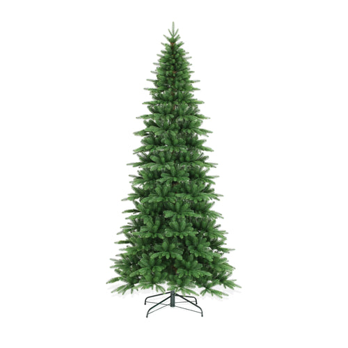 Albero di Natale slim Theo 100 % PE Effetto Real Touch di Altissima Qualità