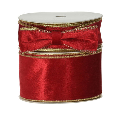 Nastro doppio Raso 4,5 mt per decorazioni e confezioni natalizie