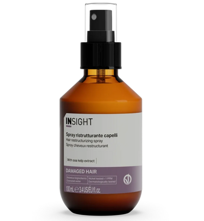 Spray Ristrutturante Capelli Insight – Leave-In Riparatore per Capelli Danneggiati, Idratante e Illuminante con Bambù e Grano Bio