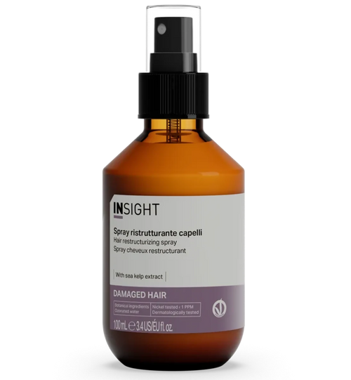 Spray Ristrutturante Capelli Insight – Leave-In Riparatore per Capelli Danneggiati, Idratante e Illuminante con Bambù e Grano Bio