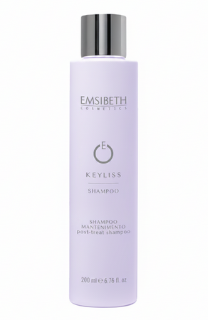 Emsibeth Keyliss Shampoo di Mantenimento per Capelli Lisci con Cheratina Post-Trattamento Professionale 200 ml