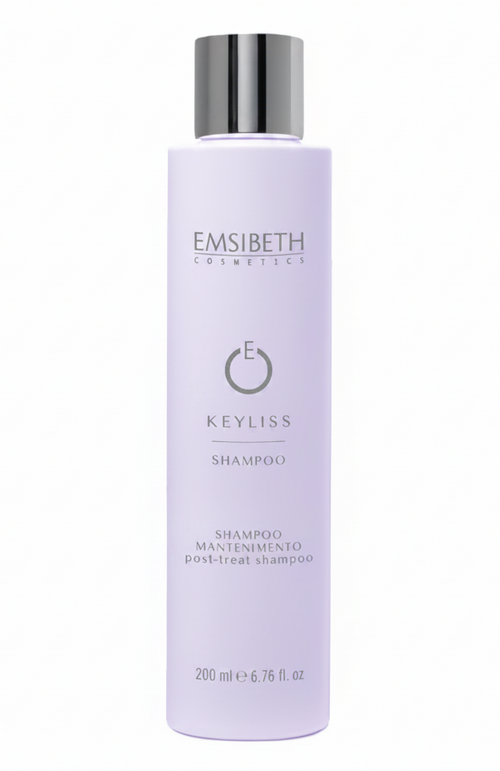 Emsibeth Keyliss Shampoo di Mantenimento per Capelli Lisci con Cheratina Post-Trattamento Professionale 200 ml
