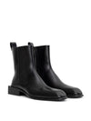 Alexander Wang Ankle Boots in Pelle Nera Throttle da donna