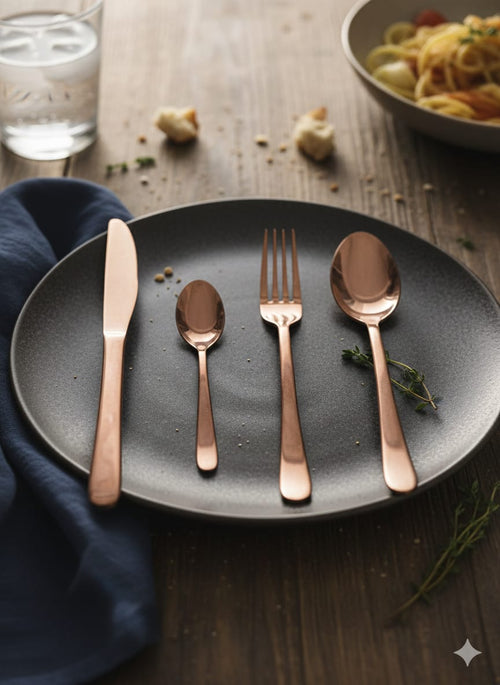 Set Posate Preziosa PS8004  Acciaio