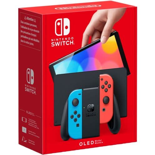 Nintendo Switch (OLED-Modello) Neon-rosso/Neon-blu