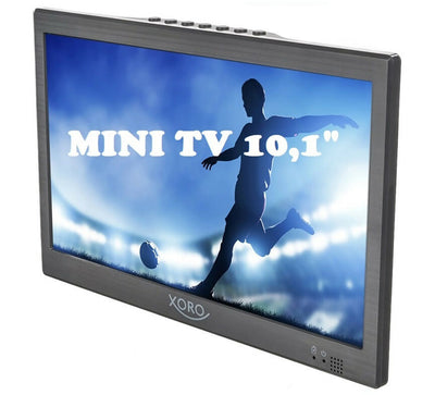 Televisore portatile LED 10,1 Pollici HD XORO PTL 1015 V2 DVB-T2 H.265/HEVC 10 bit