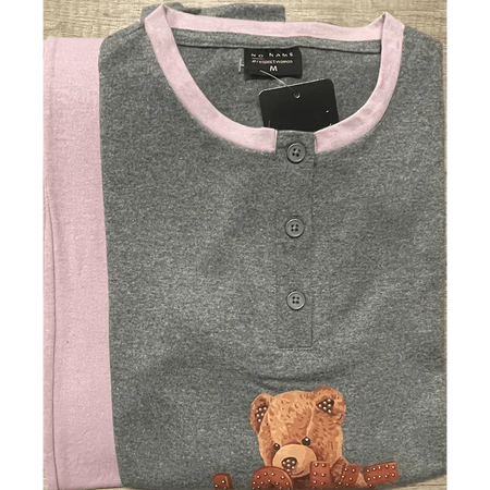 No Name Pigiama da Donna Caldo Cotone 250PF S22 - Passarelli Biancheria