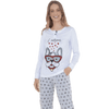 Noidinotte Pigiama Lungo Cotone Leggero da Donna FA7302 S24 - Passarelli Biancheria