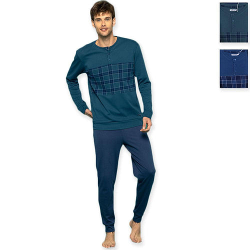 Noidinotte Pigiama da Uomo in Caldo Cotone FC2334 S27 - Passarelli Biancheria