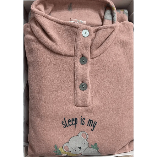 Noidinotte Pigiama Invernale da Donna in Pile FA8403 S30 - Passarelli Biancheria