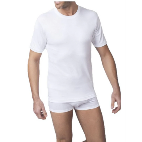 Nottingham Maglia Intima Invernale Maniche Corte da Uomo in Caldo Cotone S80