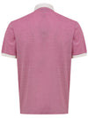 CANALI Polo Canali rosa manica corta da uomo