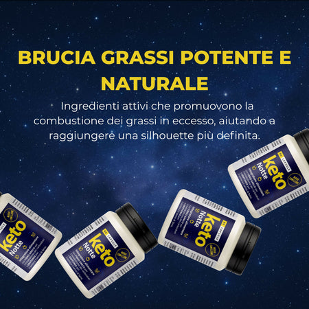 Brucia Grassi Notturno con Griffonia e Melatonina – Integratore Keto per il Metabolismo Attivo e Sonno Rilassante - Ideale per la Dieta Chetogenica | Keto Notte AlohaLabs 60 Compresse
