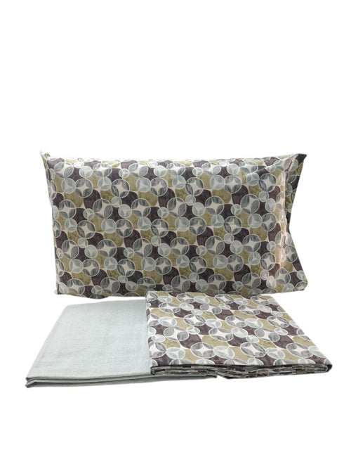 Completo Lenzuola Mae' Via Roma 60 Sailor Matrimoniale Percalle di Cotone