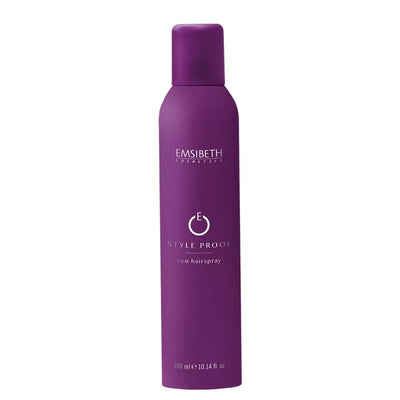 Emsibeth style proof eco hairspray 300 ml lacca no gas a diffusione ultra leggera dona sostegno e volume.