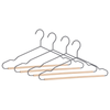 Set 4 gruccia C Barra Pastel in legno e acciaio
