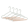 Set 4 gruccia C Barra Pastel in legno e acciaio