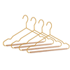 Set 4 gruccia C Barra Pastel in legno e acciaio