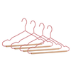 Set 4 gruccia C Barra Pastel in legno e acciaio