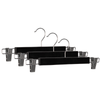 Set 3 gruccia Fat con clip di legno e acciaio