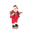 Babbo natale George rosso in poliestere per decorazioni natalizie