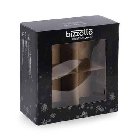 Palline per albero di Natale in vetro "Nuance" beige per decorazioni natalizie