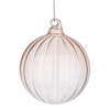 Palline per albero di Natale in vetro Nuance beige per decorazioni natalizie