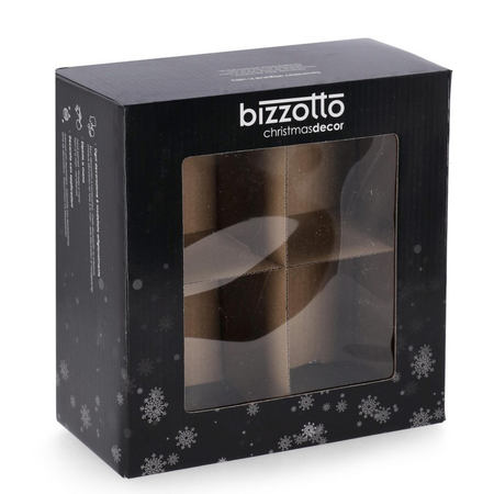 Palline per albero di Natale in vetro "Iced" trasparente bianco per decorazioni
