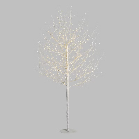 Albero Ramo luminoso Leccio bianco caldo per decorazioni