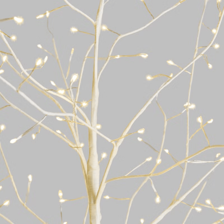 Albero Ramo luminoso Leccio bianco caldo per decorazioni