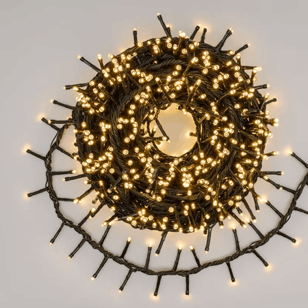 Catena Nastro di Luce 15 m, Digital Chasing, led bianco caldo
