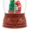 Lanterna Panorama con Albero e Babbo Natale, led bianco caldo per decorazioni