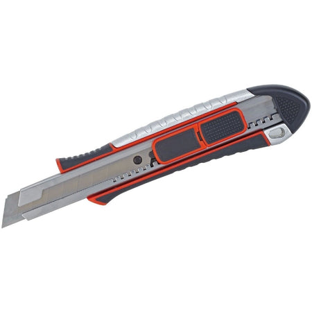 Cutter "UNIKO 2 IN 1" autobloccante con impugnatura in abs con lama in acciaio speciale SK5