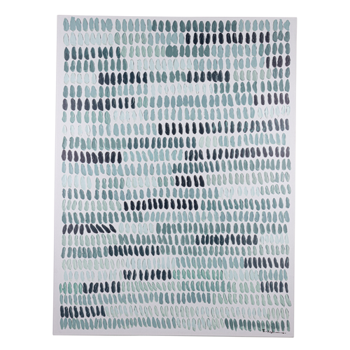 Quadro Naska stampa su tela con dettagli dipinti a mano 90 x 120 cm