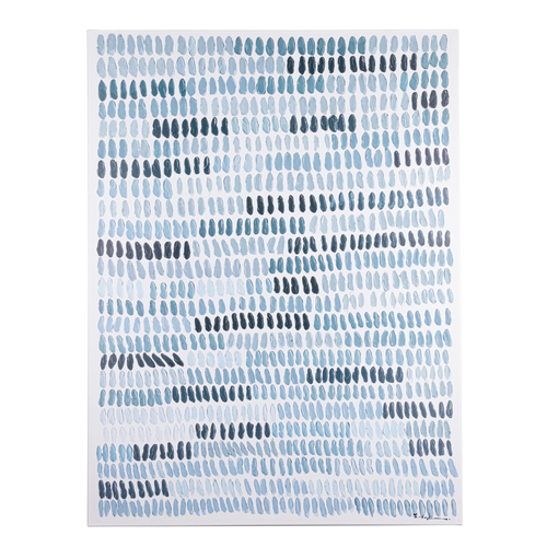 Quadro Naska stampa su tela con dettagli dipinti a mano 90 x 120 cm