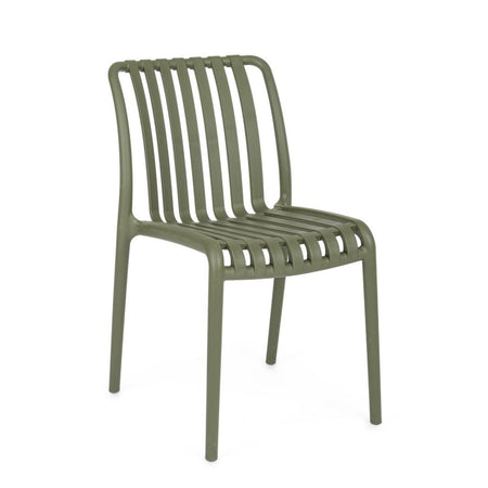 Sedia "Billie" struttura in polipropilene, resistente agli UV, per giardino e veranda