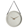 Orologio da parete Timely in acciaio a batteria 40x6x66 h cm
